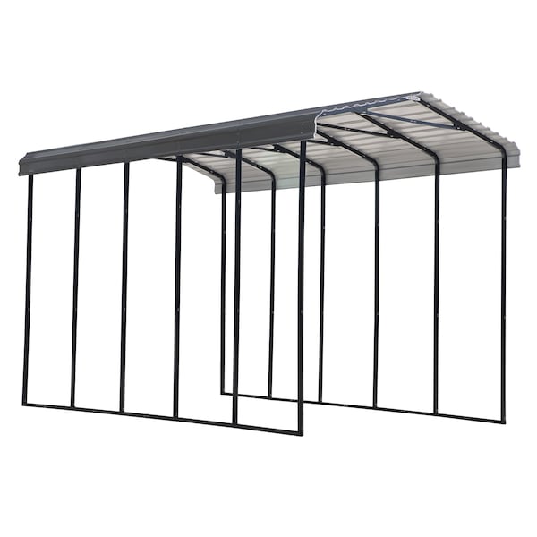 Arrow Carport, 14x24x14, Charcoal